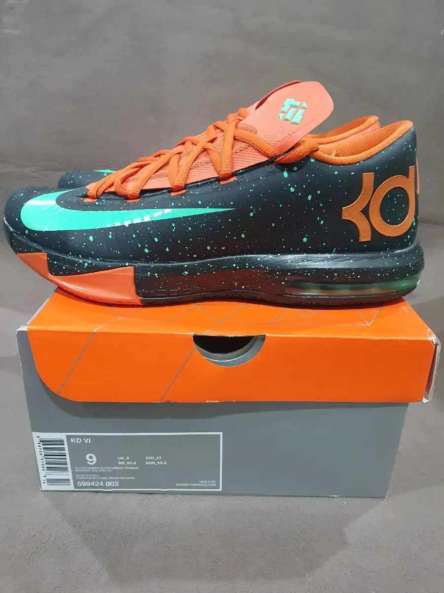 나이키 KD6 TEXAS 599424-002 270mm팝니다