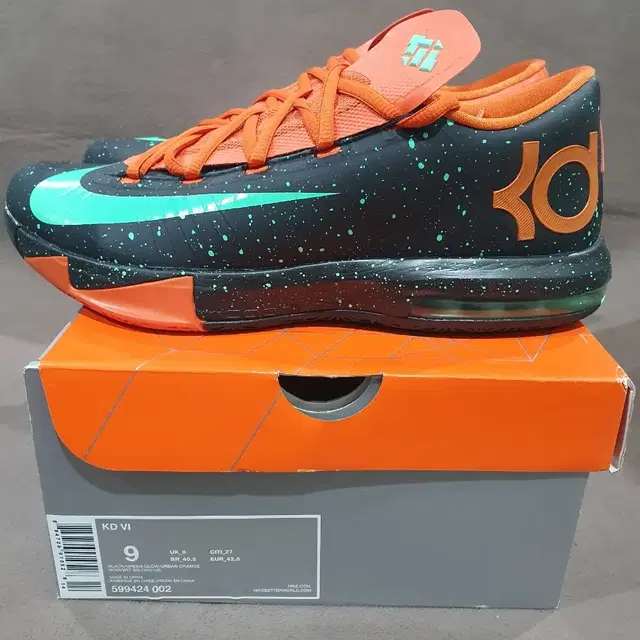 나이키 KD6 TEXAS 599424-002 270mm팝니다