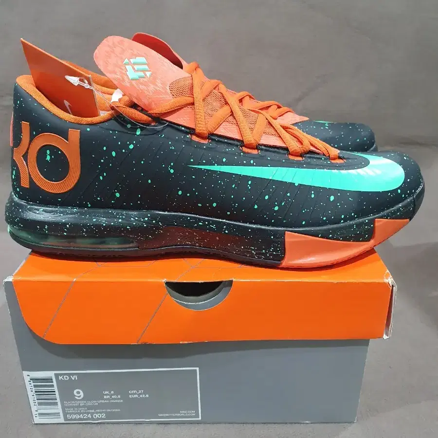 나이키 KD6 TEXAS 599424-002 270mm팝니다