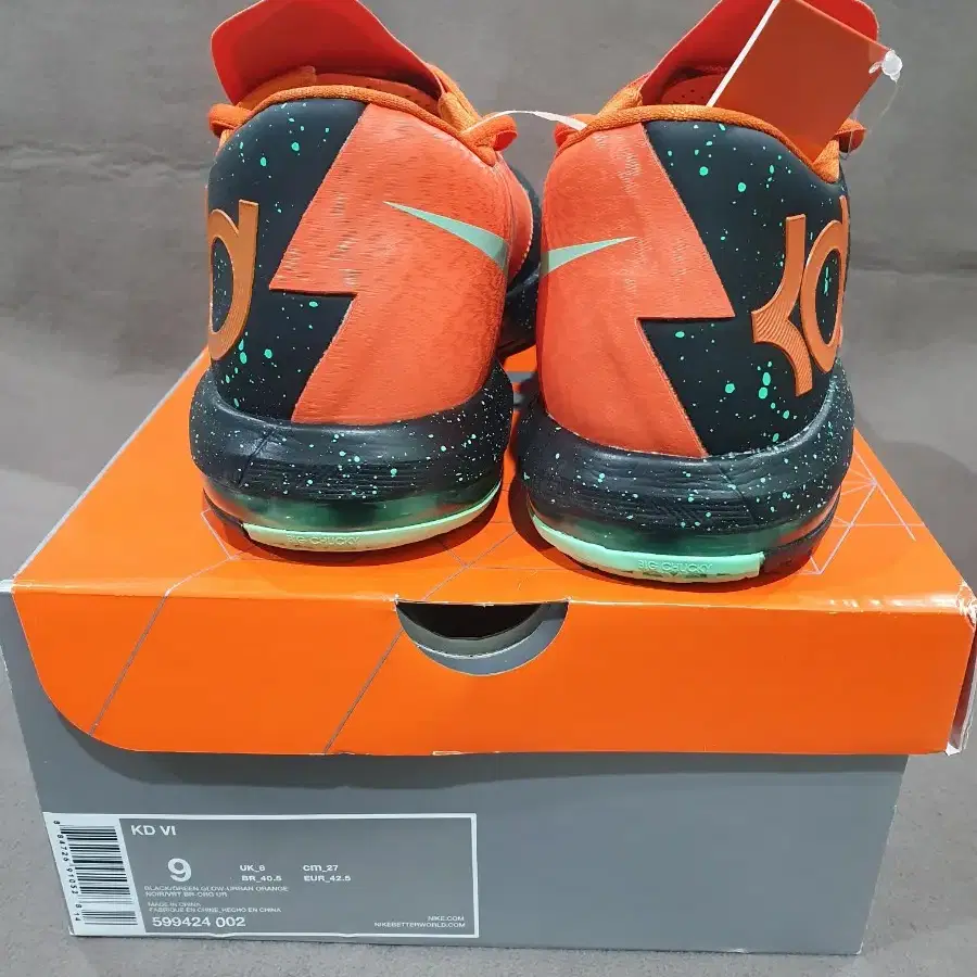 나이키 KD6 TEXAS 599424-002 270mm팝니다