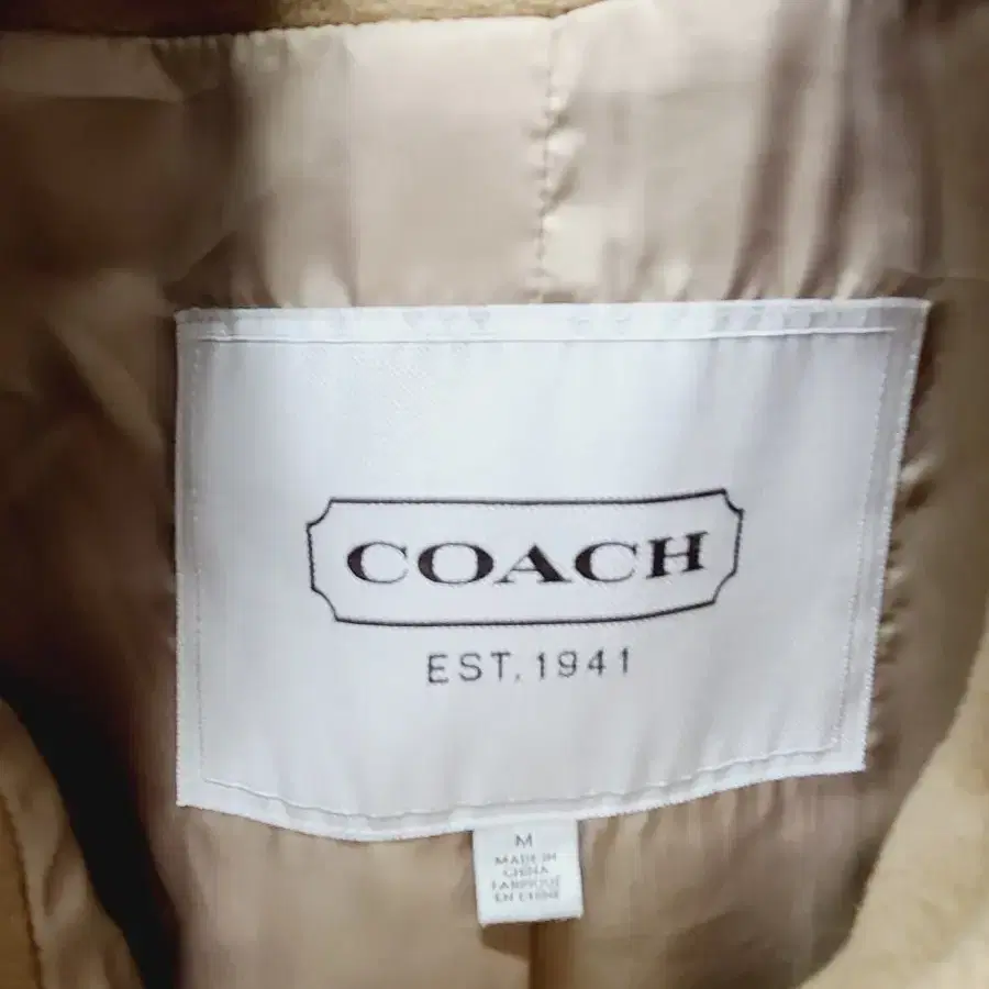 코치 COACH 울 코트