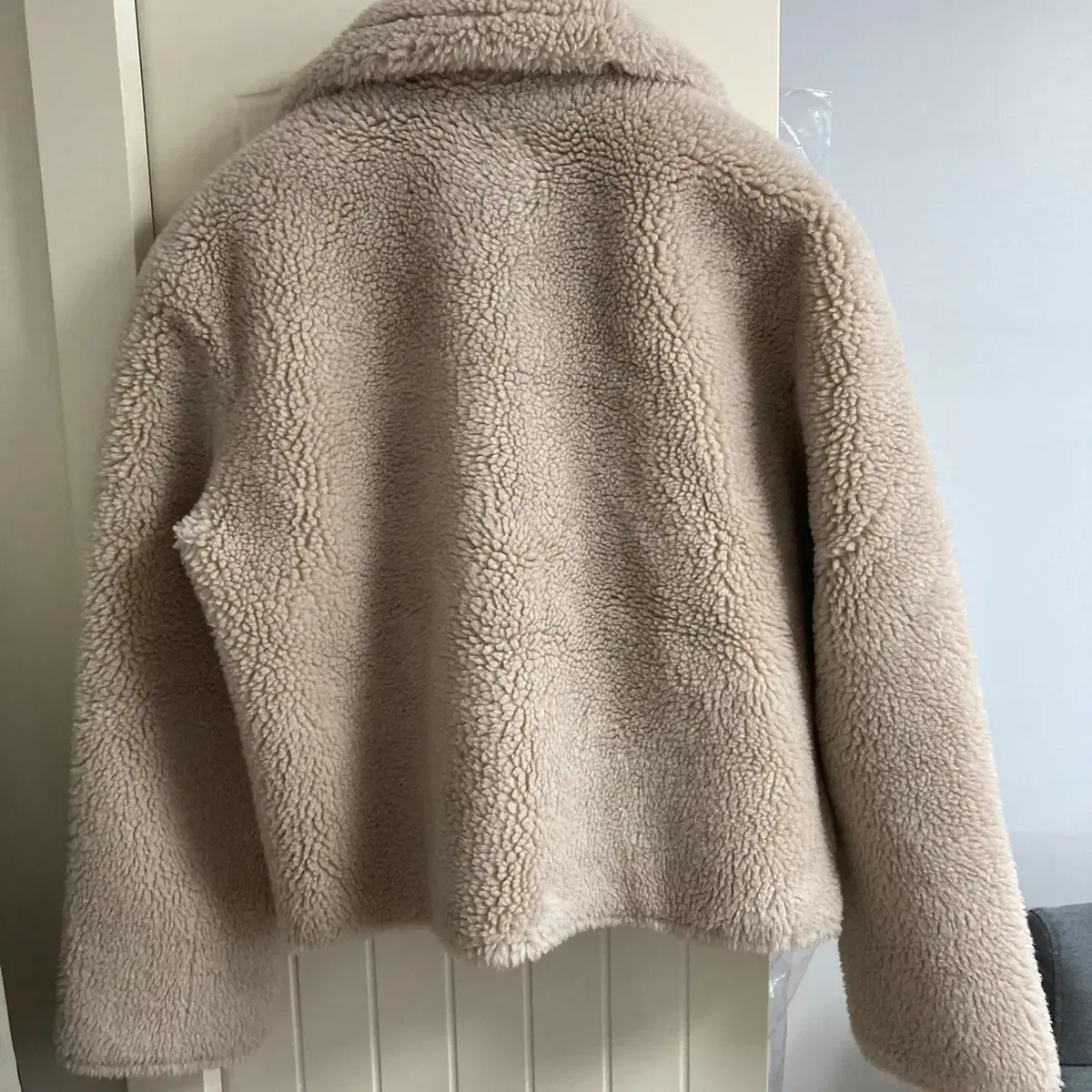 샵엠 shopm andre fur jacket 베이지