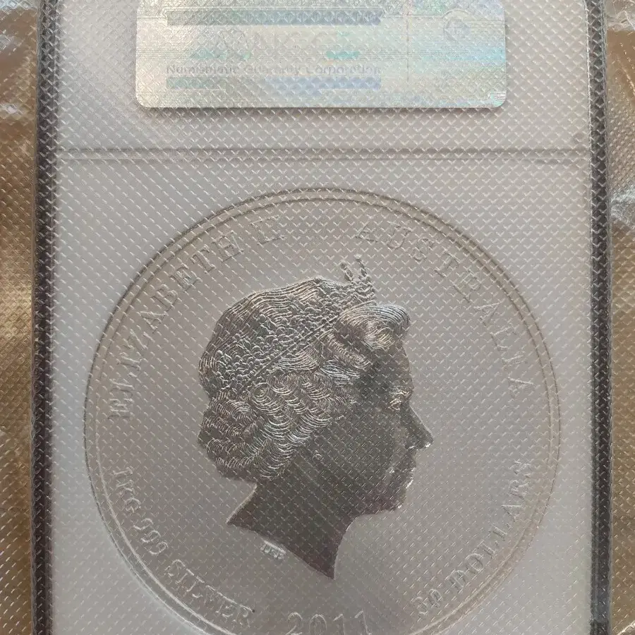 2011년 호주 1kg 토끼의 해 토끼띠 킬로 키로 은화 NGC MS70