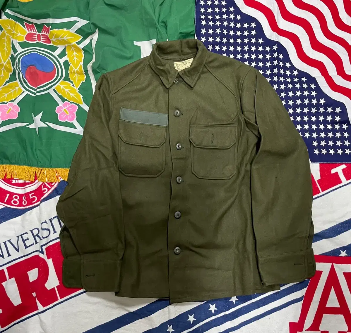 US Army Original 70s Wool Shirt