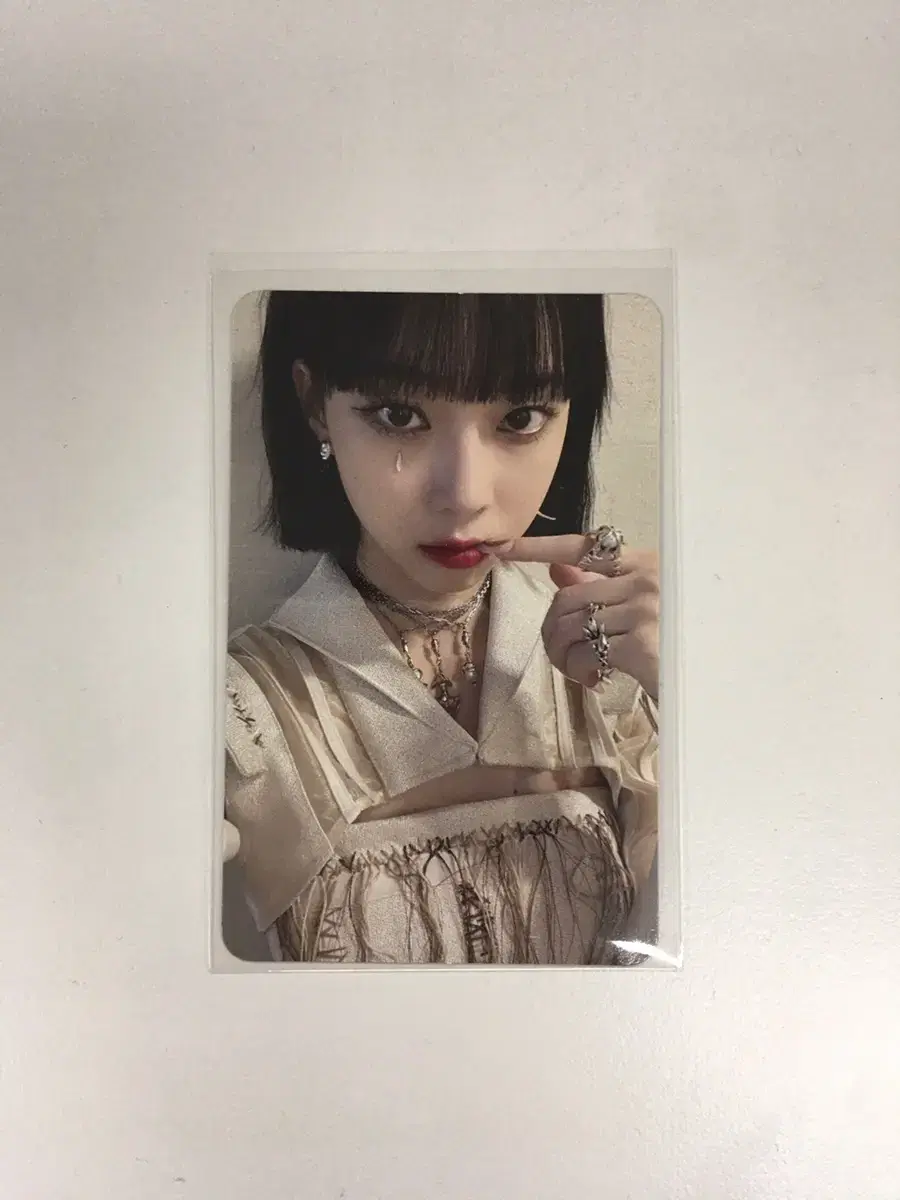 aespa tears winter photocard