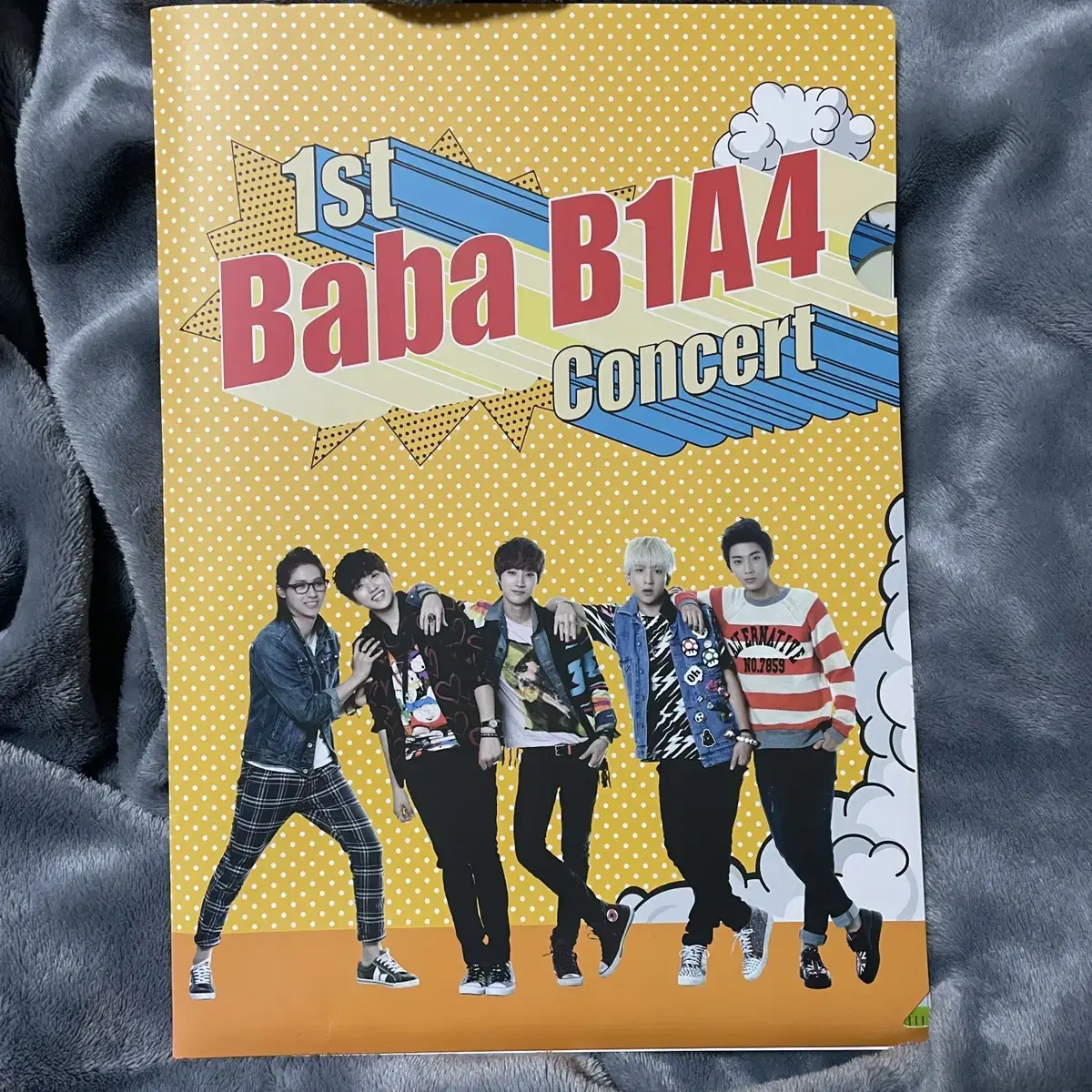 1st Baba B1A4 Concert Merchandise Clear File Set