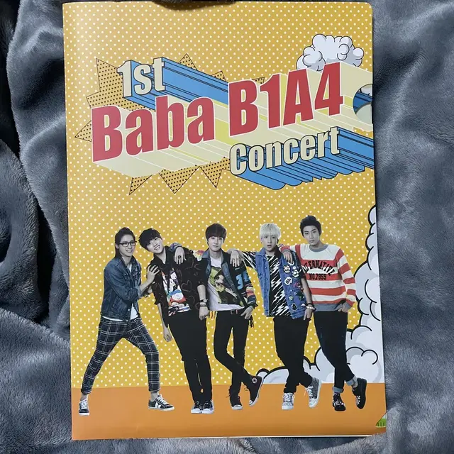 1st Baba B1A4 Concert 굿즈 클리어 파일 세트