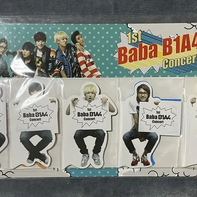 1st Baba B1A4 Concert 굿즈 접착메모지 세트