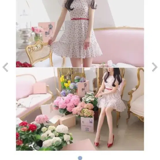 밀크코코아 white cherry dress s사이즈