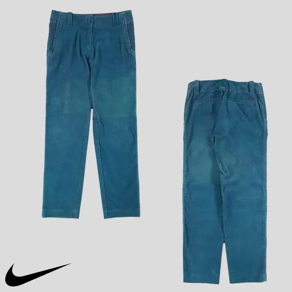 Nike 00s Ocean Bloo Burgundy Dungarees Slim Fit Golden Corduroy Cotton Blend Cotton Bars