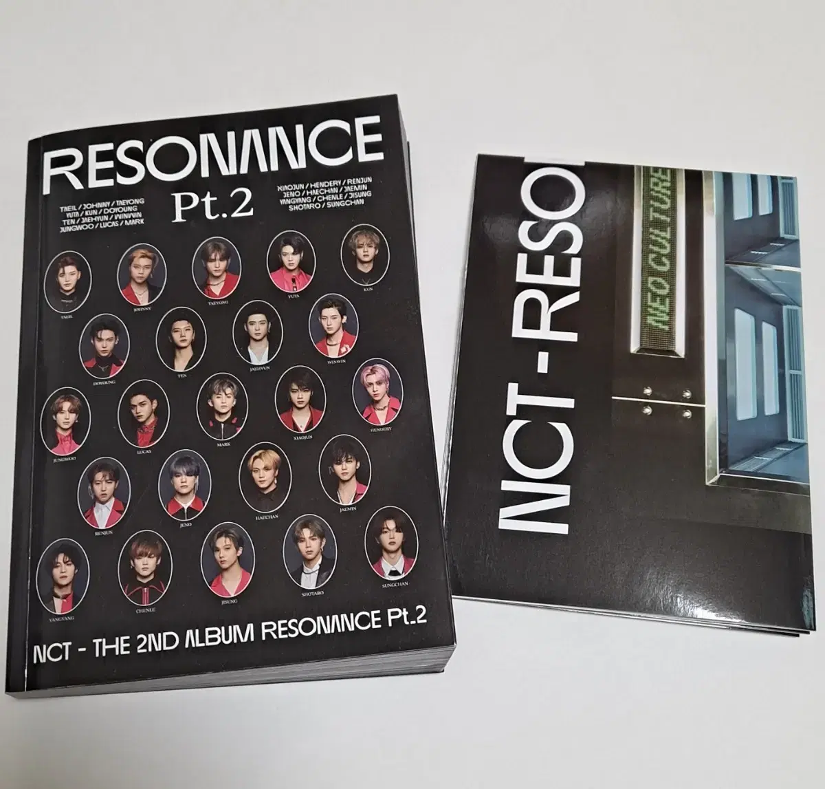 nct resonance(pt.1/2) album // taste album + group poster