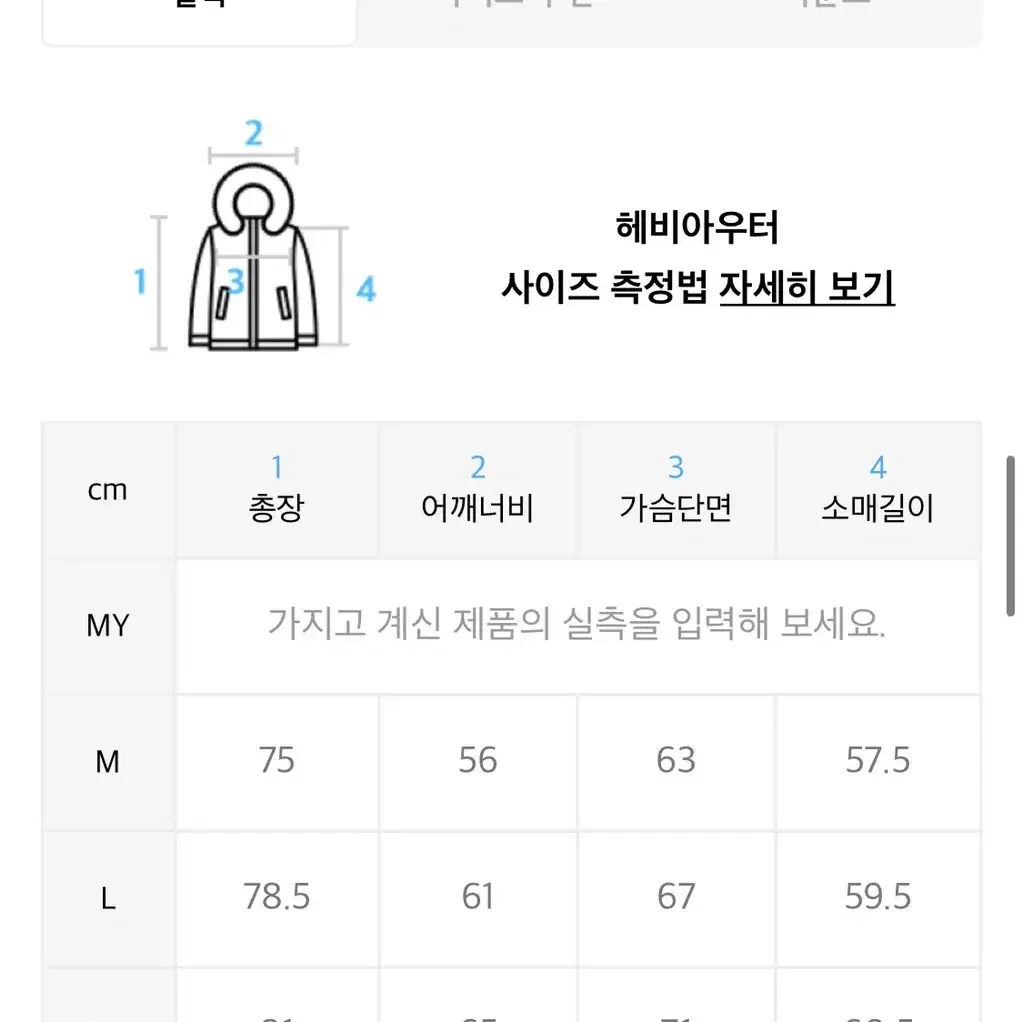 플루크 헤비 패디드 마운틴 파카 판매해요