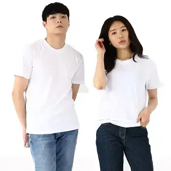 (new) men's and women's short sleeve plain t-shirt cotton tee cotton short sleeve tee round tee