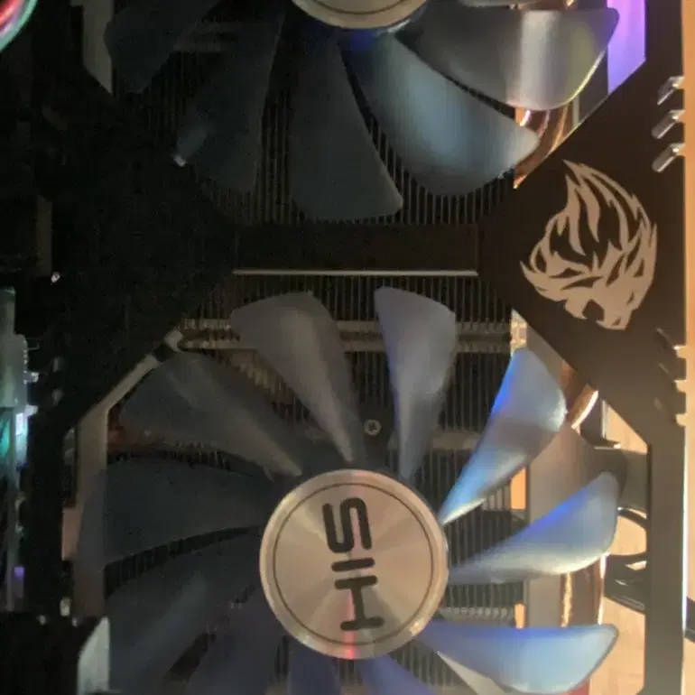 HIS라데온 그래픽카드 rx580 4g