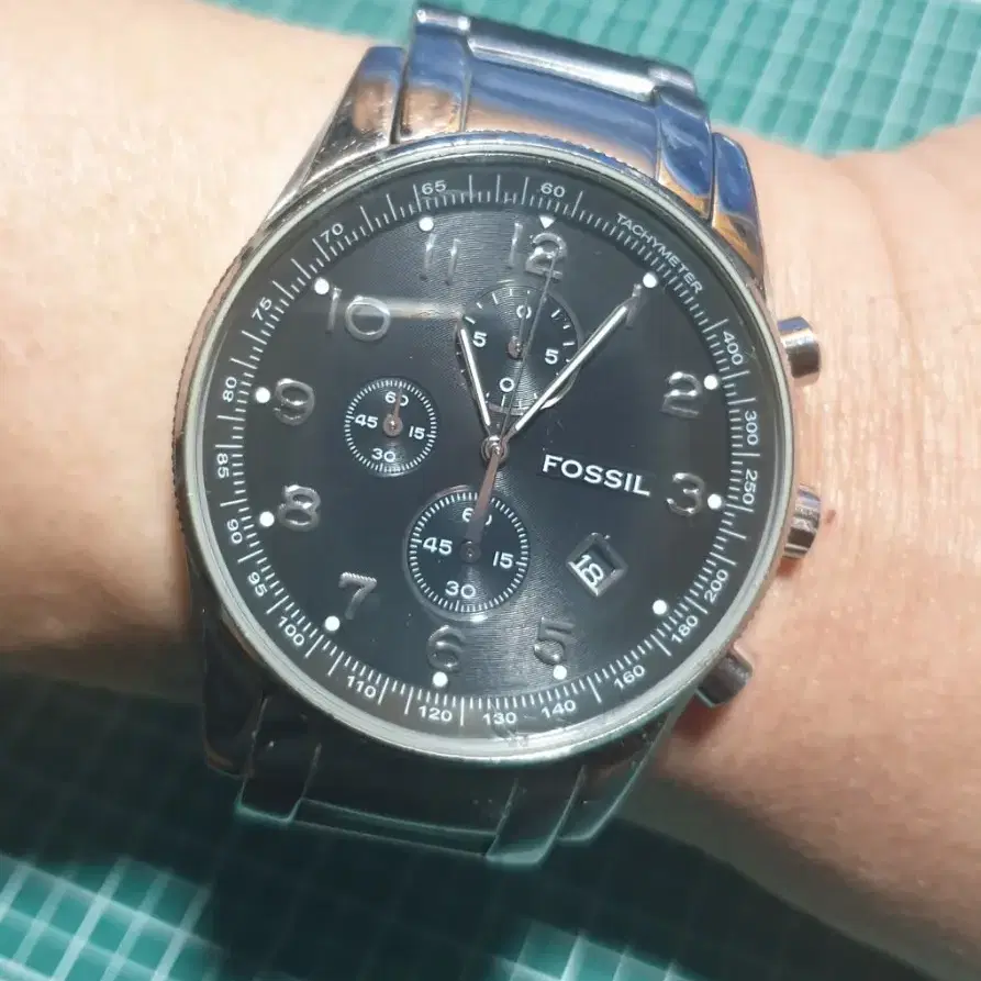 FOSSIL ARKITEKT FS4249 스틸 스트랩 시계