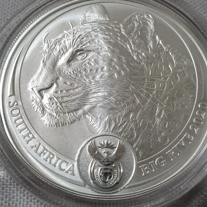 Big Five -Leopard 1oz silver BU 2020