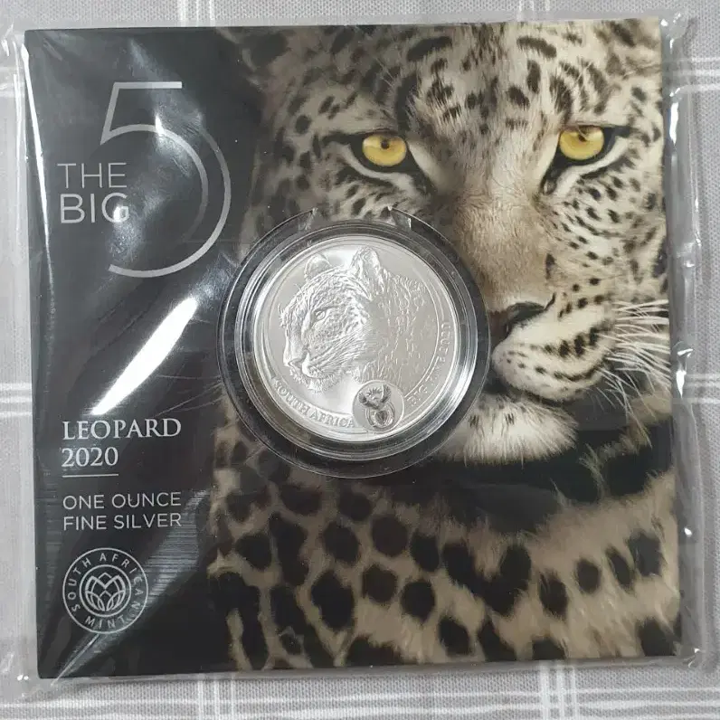 Big Five -Leopard 1oz silver BU 2020