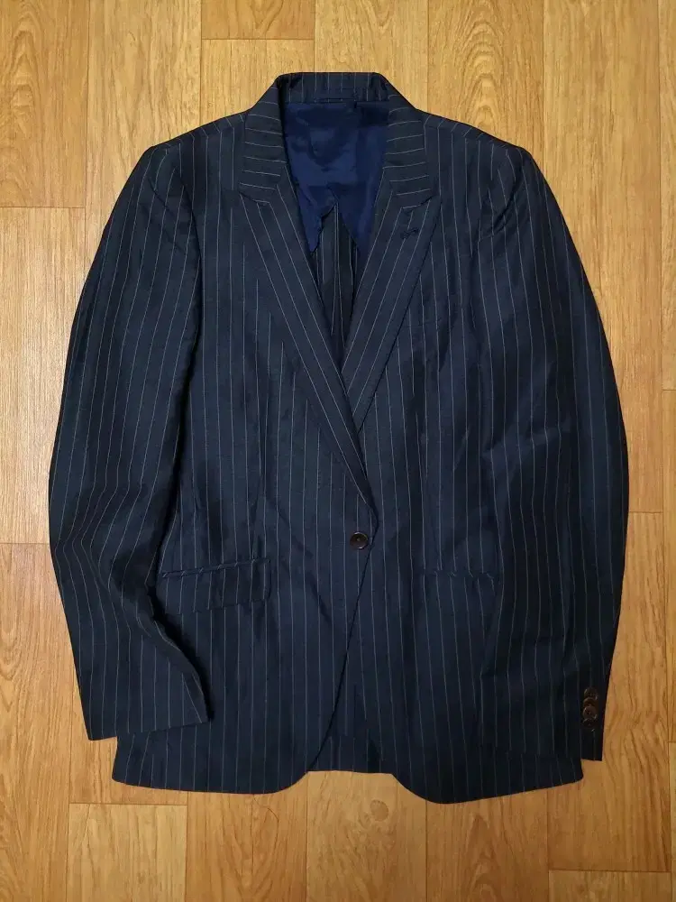 Adam & Atrope Striped linen blazer