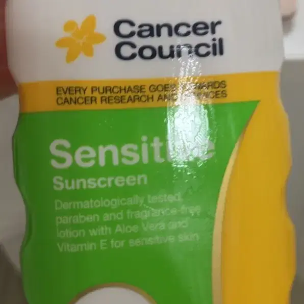 cancer council 캔서카운슬 센서티브 선스크린 spf50+