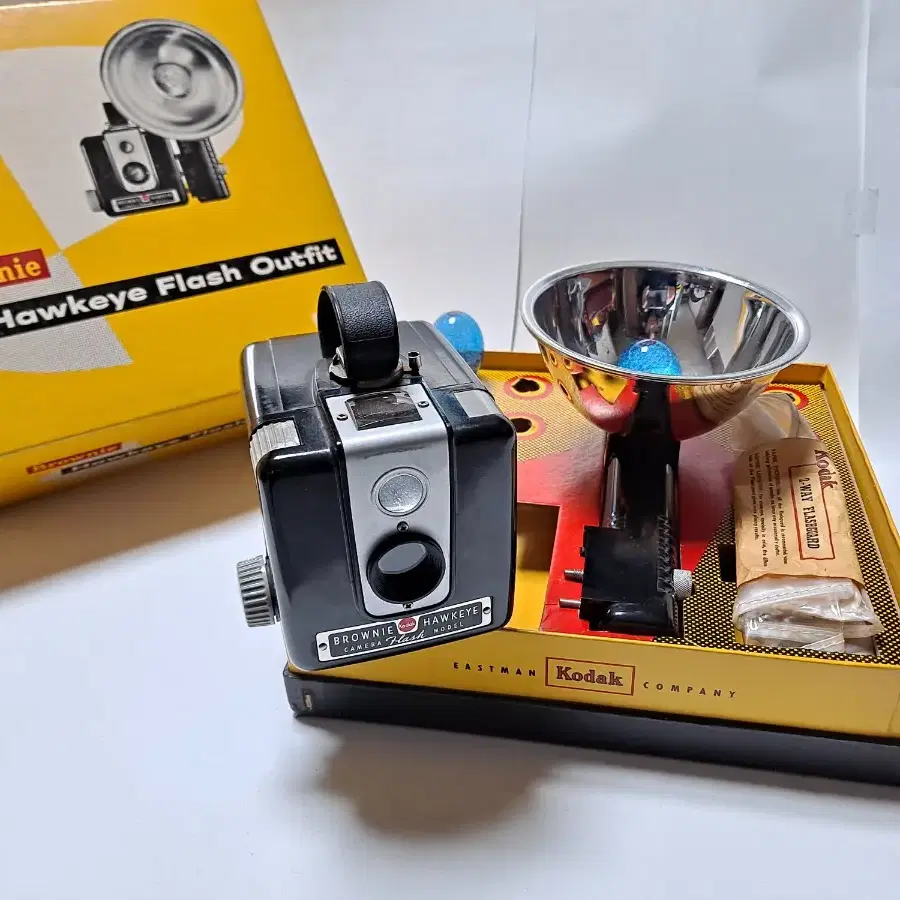 빈티지 Kodak Brownie Hawkeye 코닥카메라 박스풀세트