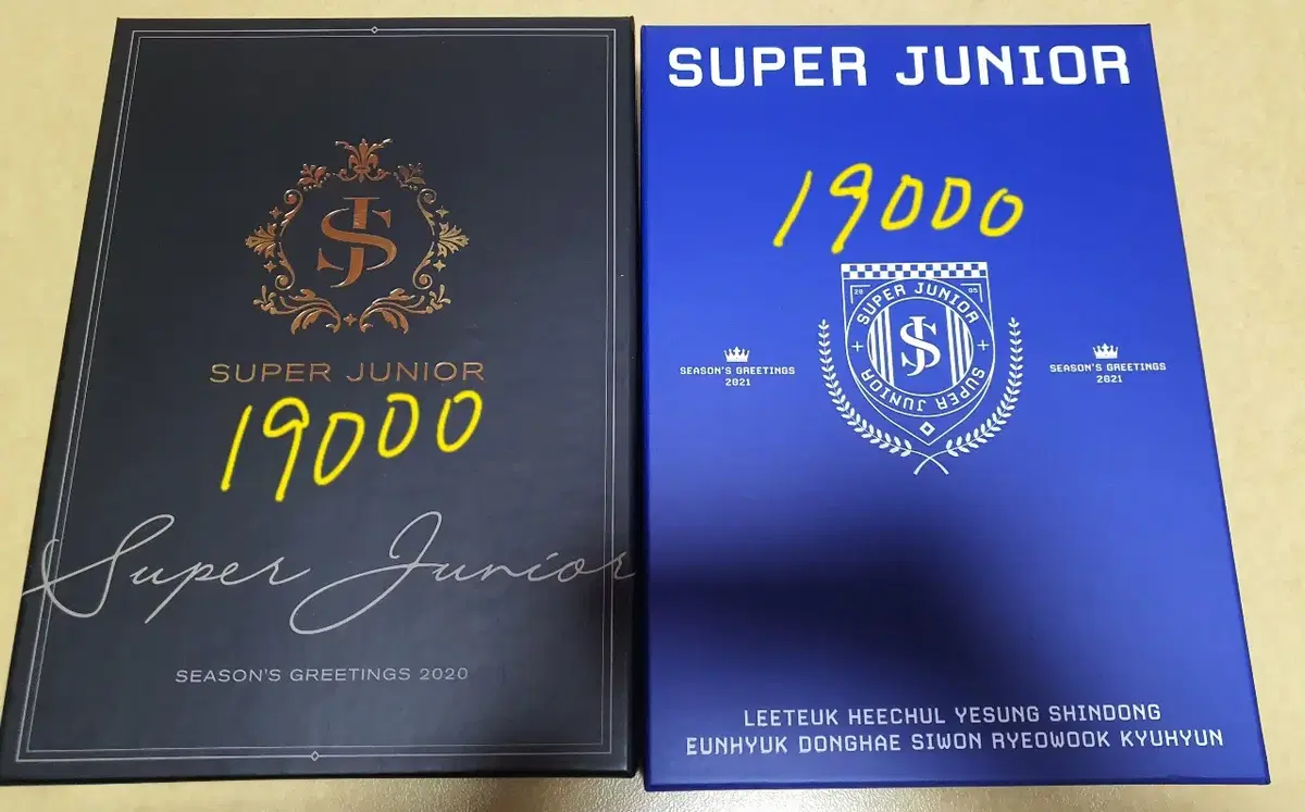 (Quick sale) super junior 2020,2021 season's greetings for sale.