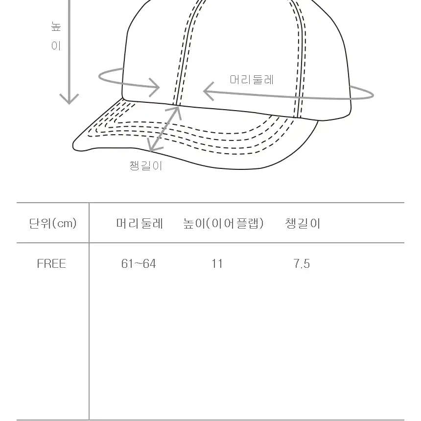 64cm 빅사이즈 볼캡 5컬러 왕 대두 야구 모자 남자 여자 커플 깊은