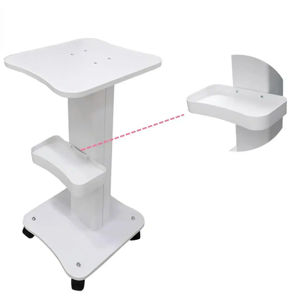 피부샵 헤어샵 네일샵 아쿠아필링기 웨건 미용기기 수납선반 트롤리