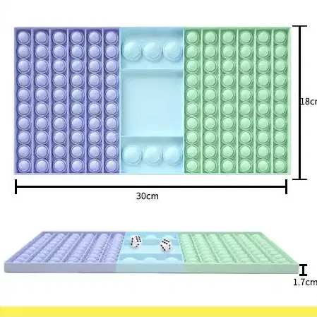 주사위 레인보우 푸시팝 실리콘 뽁뽁이 장남감