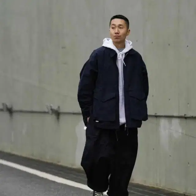 (LARGE) PIN SKTBS SUMO PANTS NAVY