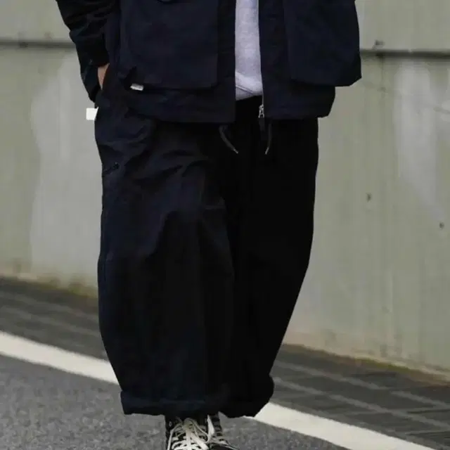 (LARGE) PIN SKTBS SUMO PANTS NAVY