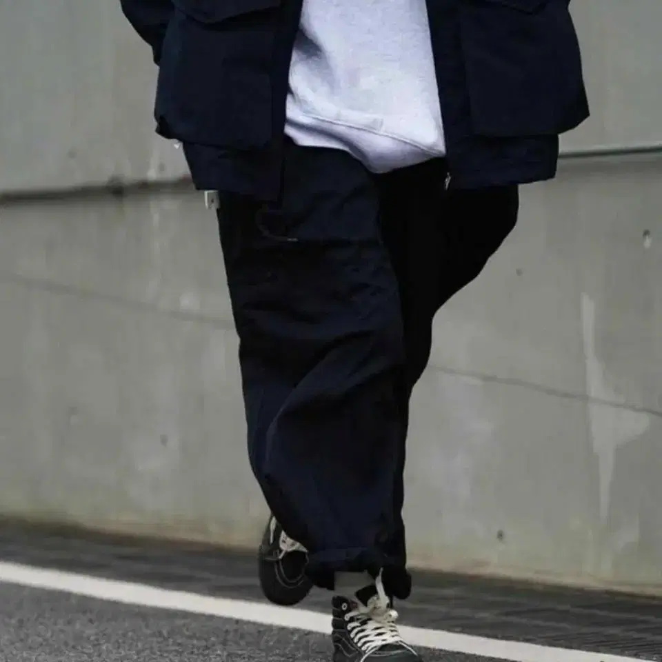 (LARGE) PIN SKTBS SUMO PANTS NAVY