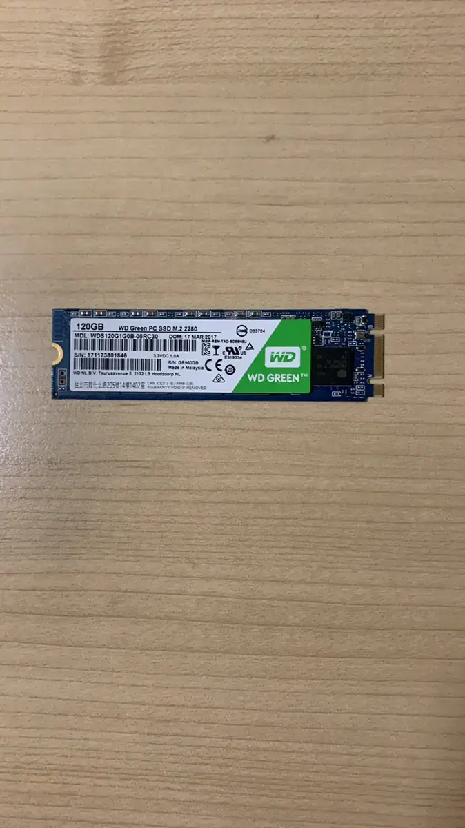 wd green m.2 ssd 120gb