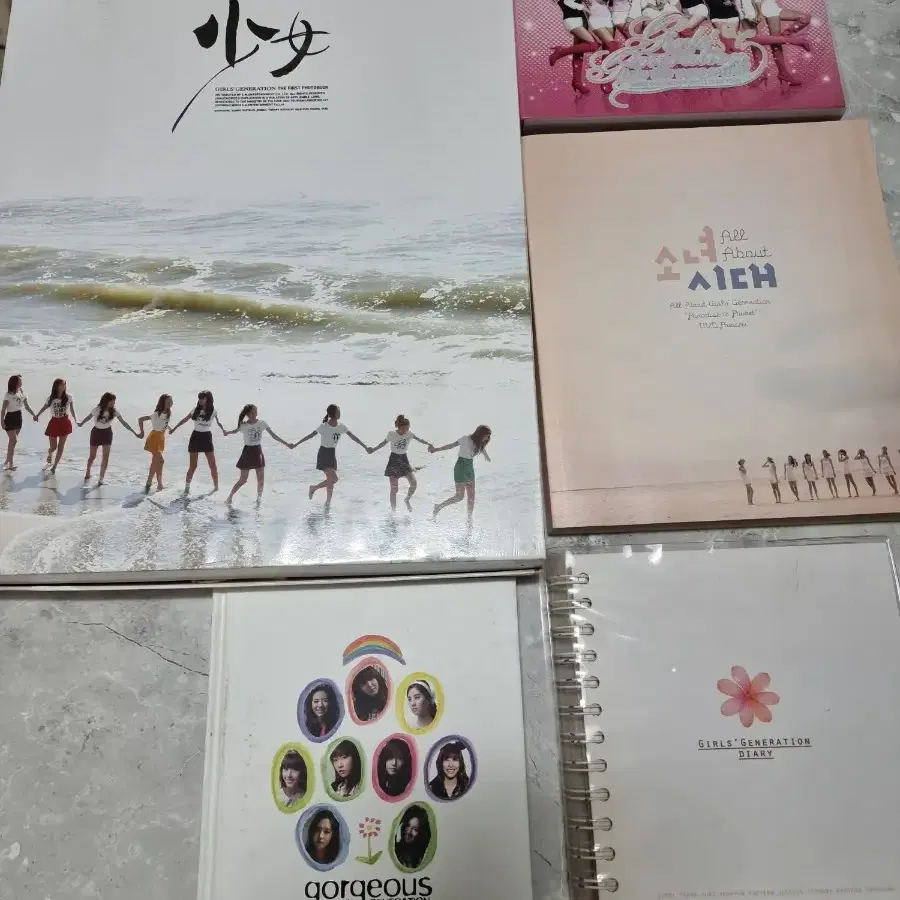 소녀시대 포토북 dvd 앨범 등