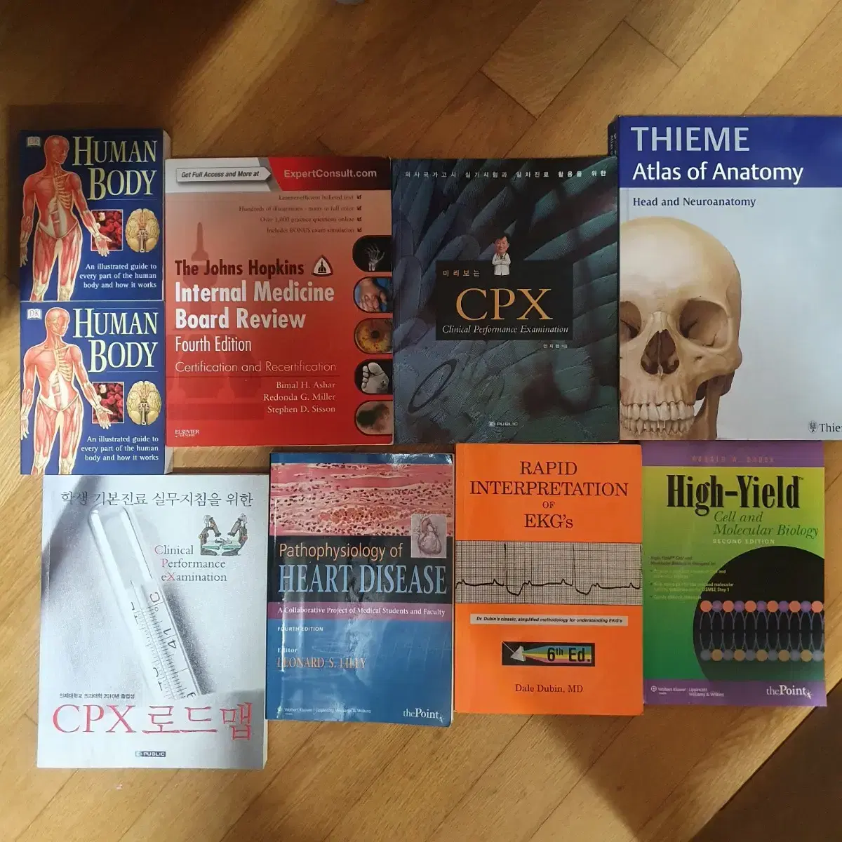 Selling various medical books