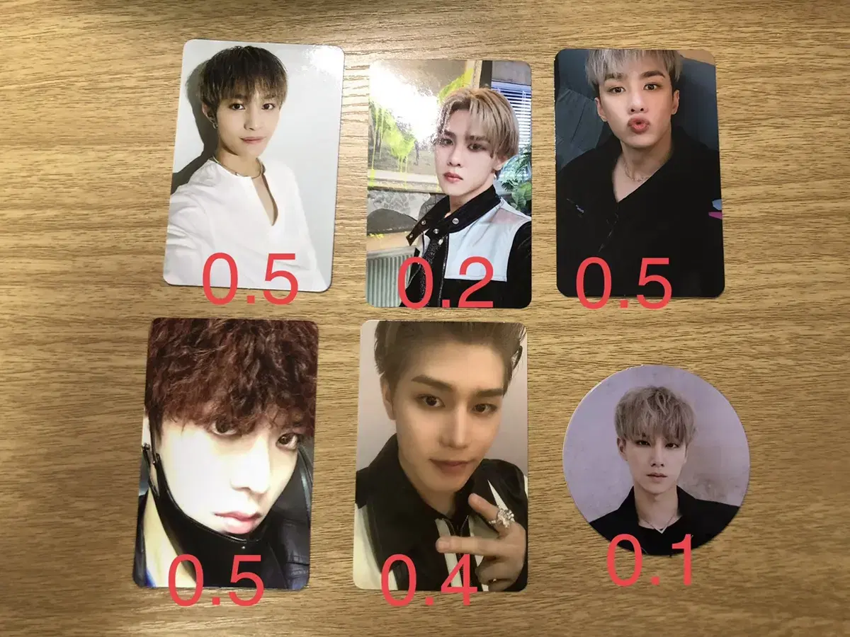 nct / wts photocard wts