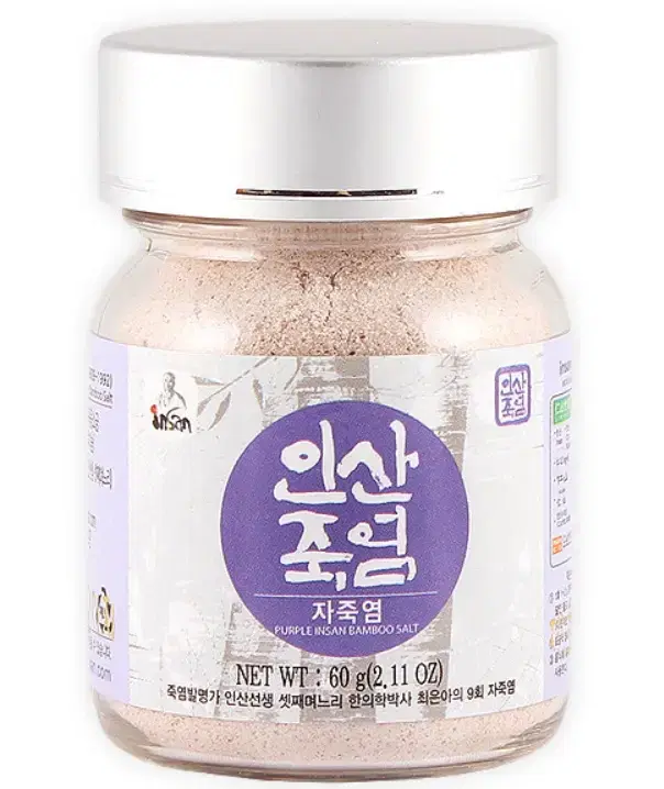 인산죽염 9회 인산자죽염[분말 60g]