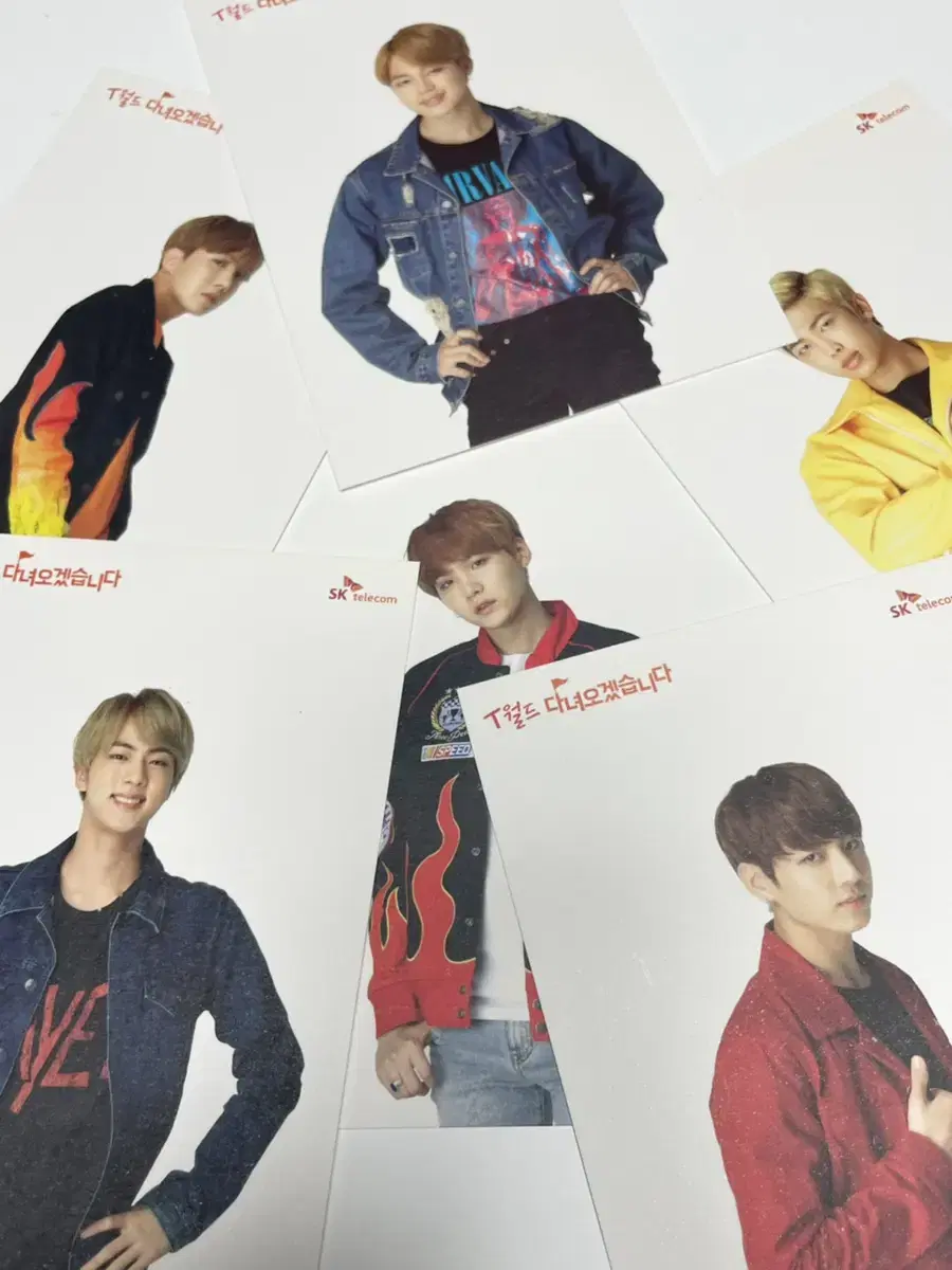 BTS Official postcard bulk + Unofficial Goods