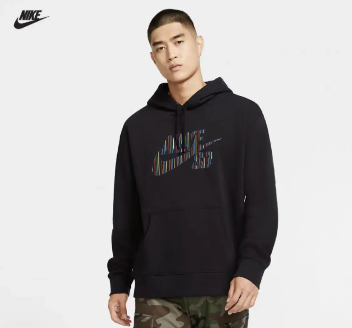 Nike SB Stripe Hoodie M