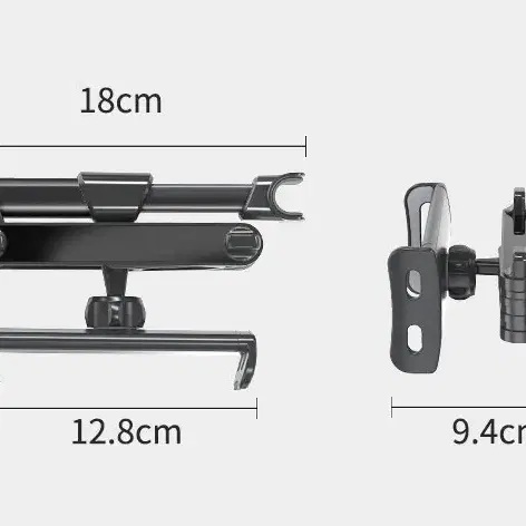 차량 헤드레스트 휴대폰/태블릿 접이식 거치대(새상푸ㅁ)