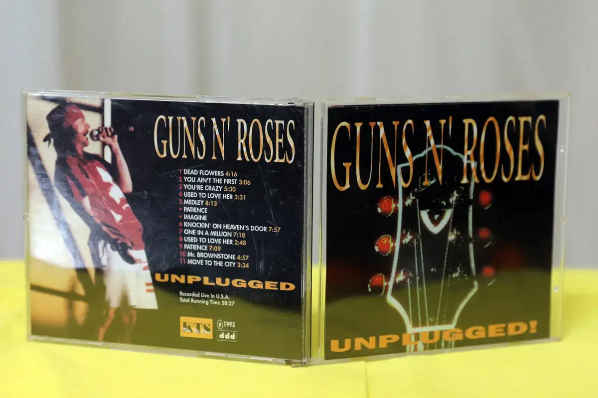 건스앤로지스 Gun's N Roses 휘귀 수입 Bootleg CD