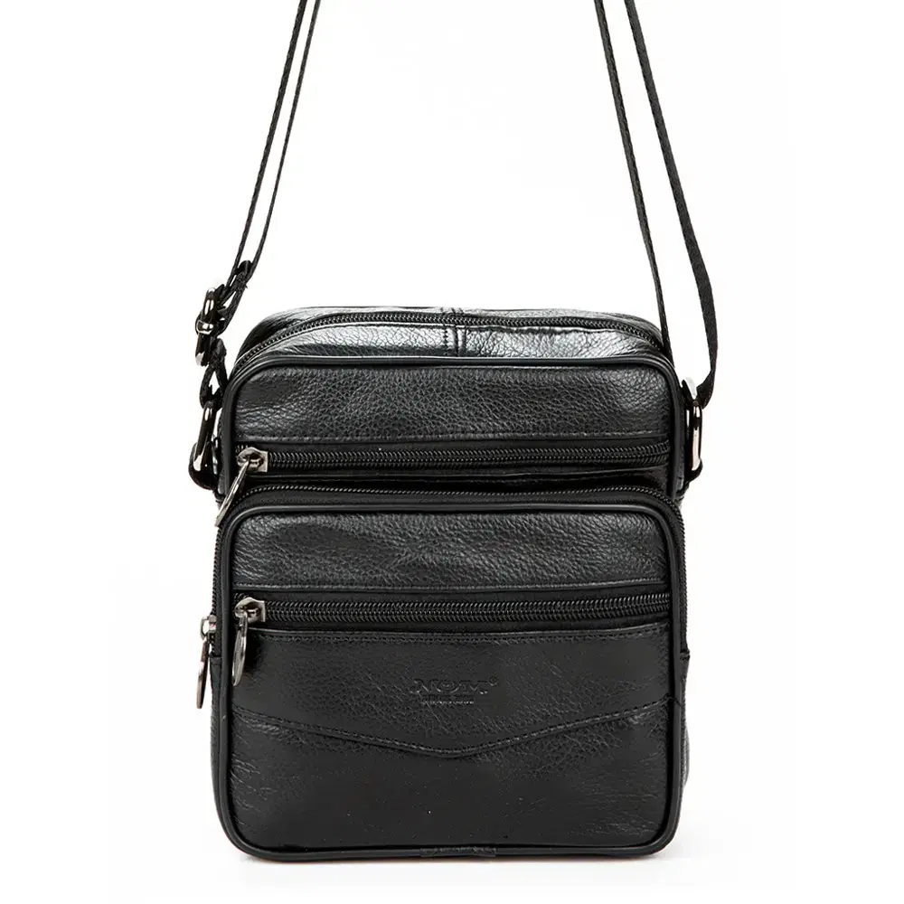 (Genuine) Nomstyle YB_11015 Men's Leather Crossbody Bag