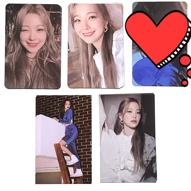 프로미스나인 DM 백지헌 포카