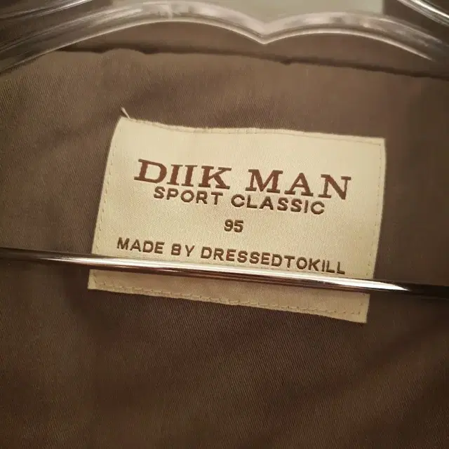 DIIK MAN 카키 남성 자켓