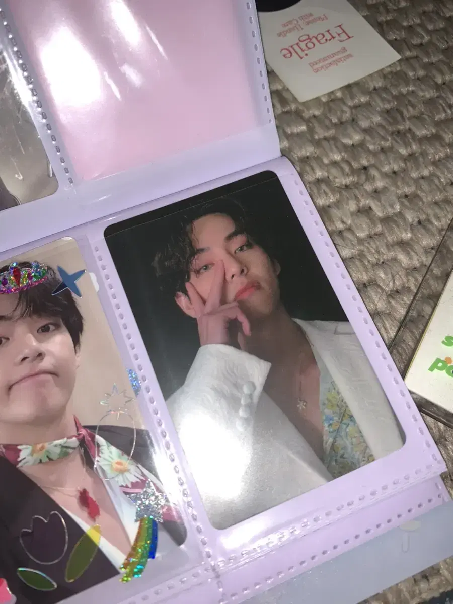 ld, BE, Taehyung, Photocard