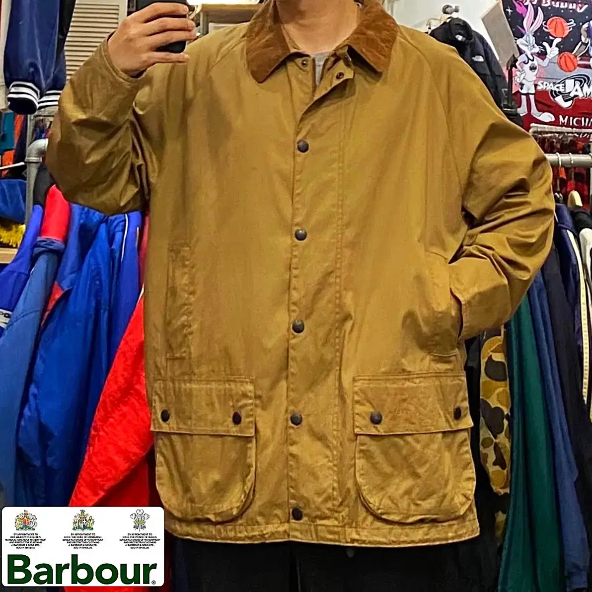 레어 90s USA Barbour 바버자켓