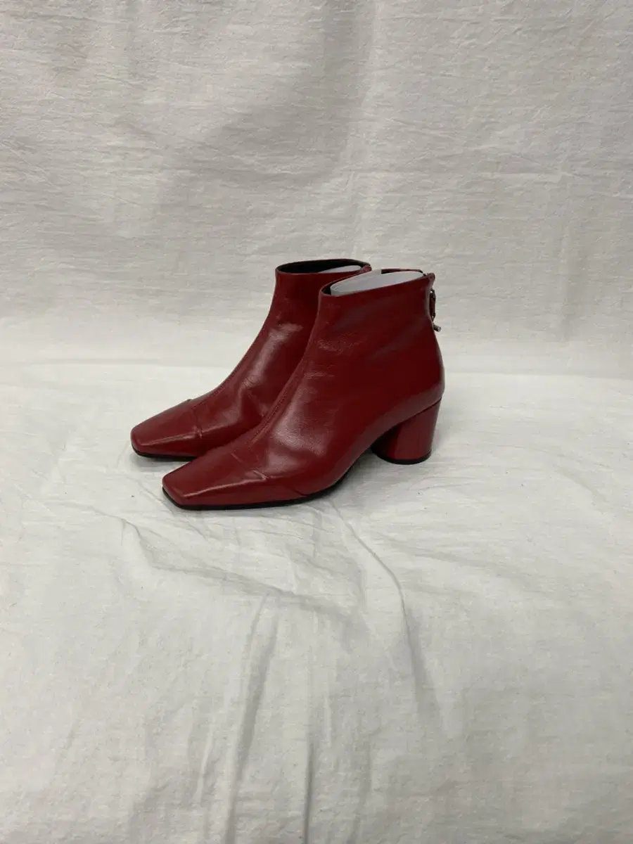 SALONDEJU -Ankle Boots Red 225