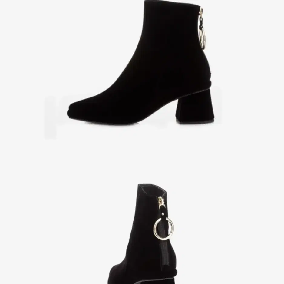 REIKE NEN -Ring Middle Boots Black