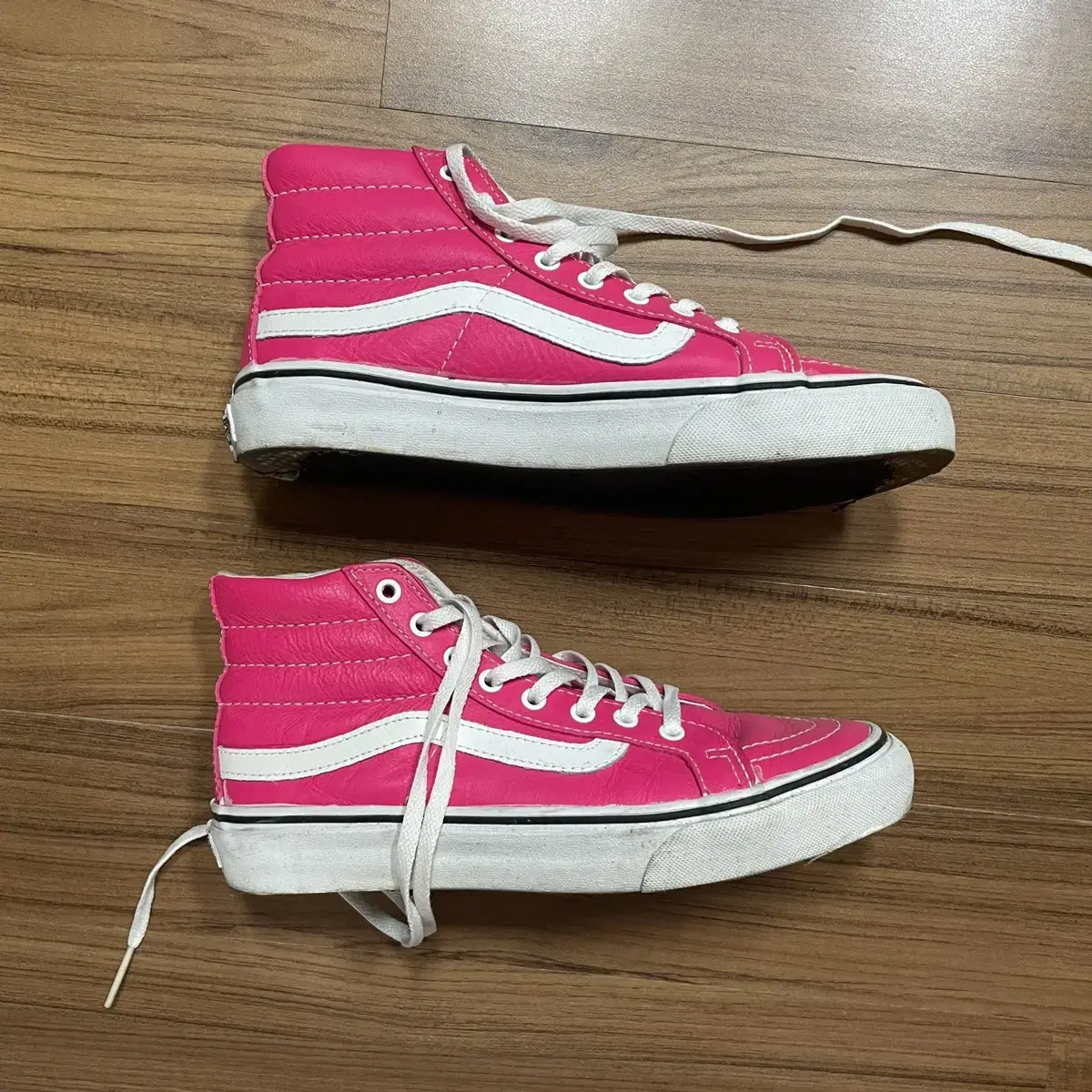 Vans Skate High Leather Pink 