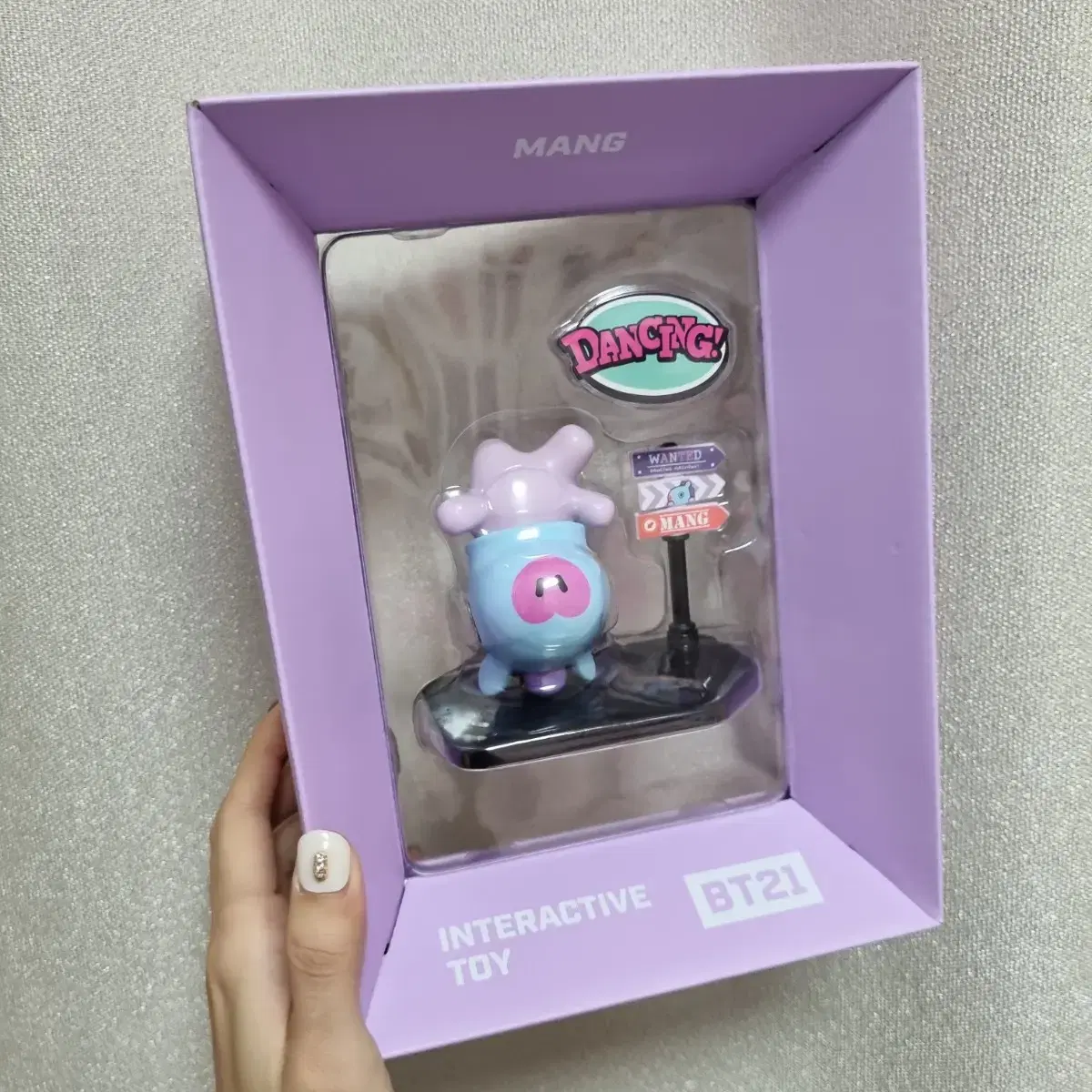 영실업 BT21 인터액티브 토이 MANG 망 피규어