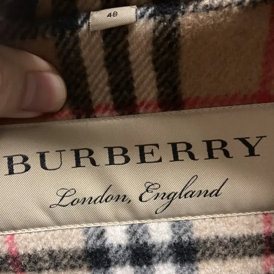 버버리(BURBERRY) 매장판 그리위치 네이비 더플코트 / 48사이